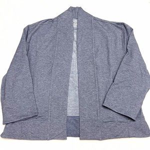 Ministry Of Supply Women’s Blue Fusion Terry Cardigan Size Medium NWT